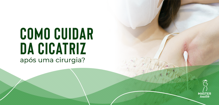 paciente com cicatriz bem cuidada na axila