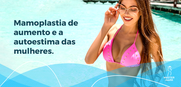 mulher que após a mamoplastia teve aumento na autoestima