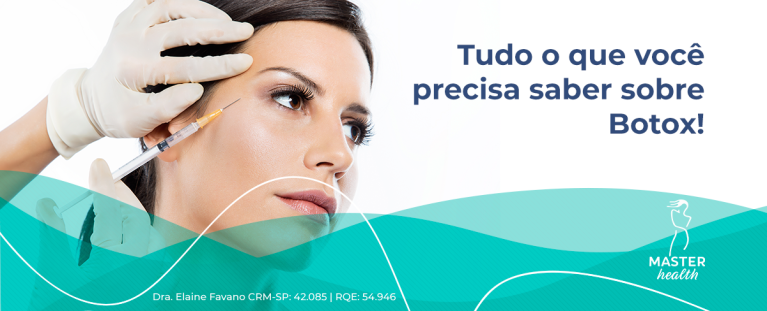Imagem mostrando o rosto de uma mulher com uma agulha sendo aplicada na lateral da face