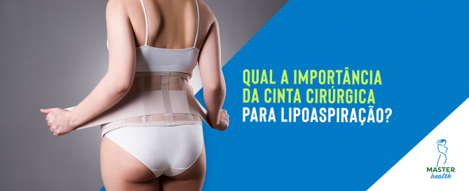 Cinta cirúrgica para recuperação de lipo