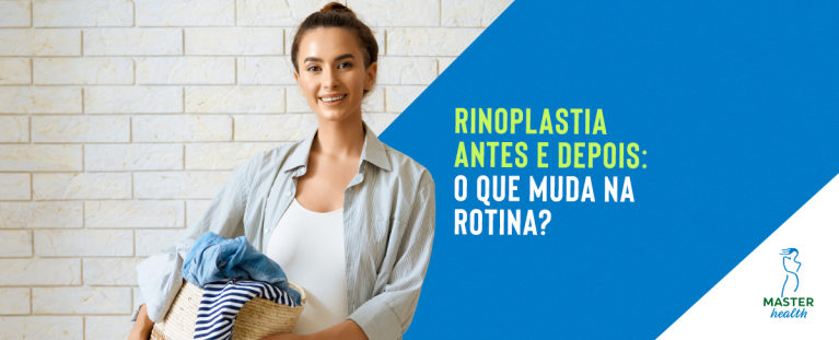 Rinoplastia antes e depois