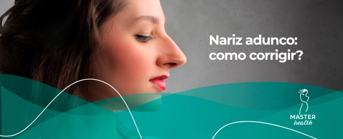 mulher de perfil com nariz pontudo