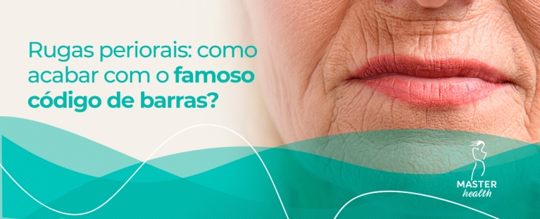 boca de uma mulher com linhas de expressão ao redor
