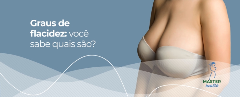 Imagem mostrando uma mulher com os seios flácidos