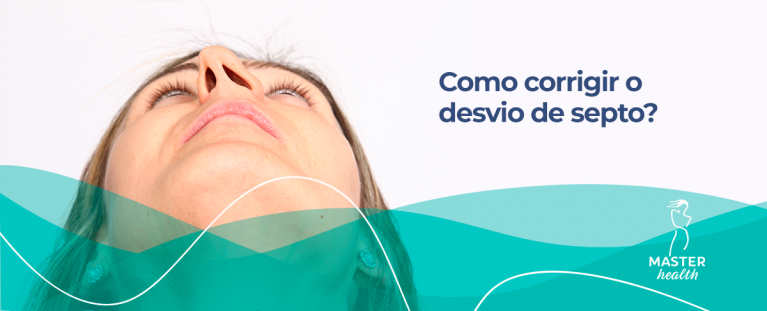 Imagem mostrando as narinas com desvio.