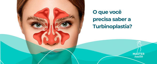 Ilustração mostrando como é um nariz congestionado por dentro