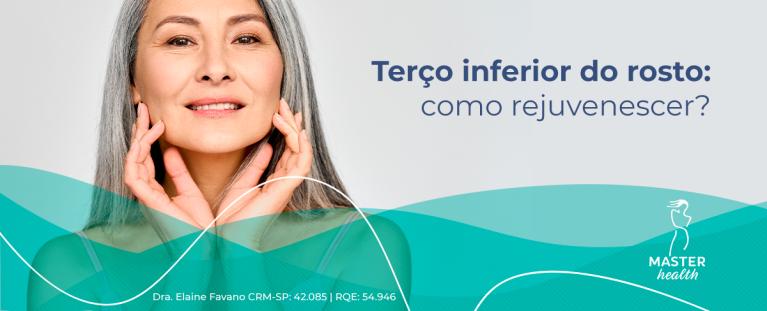 Imagem de uma mulher com mais idade com as mãos sobre o rosto