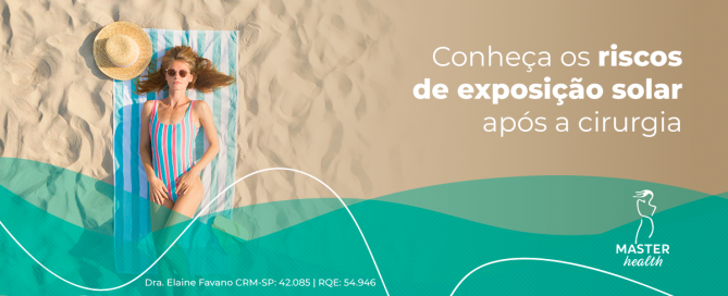 Imagem mostrando uma mulher usando um maiô, com um óculos de sol, deitada na praia