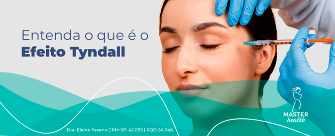 Imagem mostrando o rosto de uma mulher, recebendo aplicação de uma agulha na lateral do olho