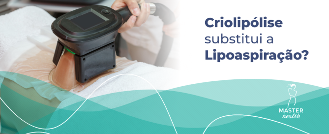 Imagem mostrando o aparelho que realiza a criolipólise sobre o abdômen de uma pessoa