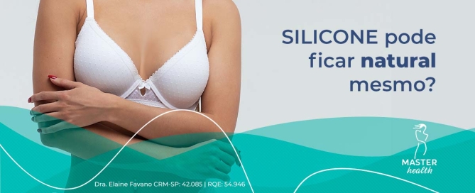 prótese de silicone natural