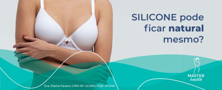 prótese de silicone natural