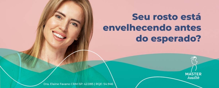 envelhecimento facial precoce