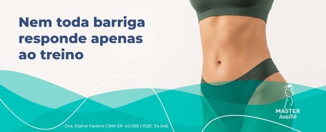 gordura localizada abdominal